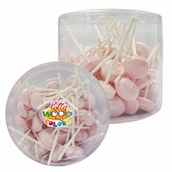 Lollywood Dextrose Lollies Roze 500 gram (±50 lollies)